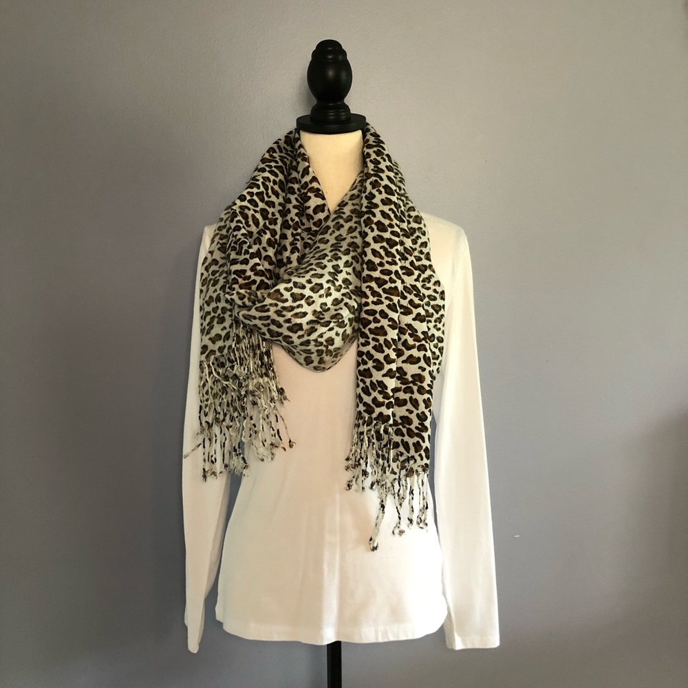 Cheetah print scarf